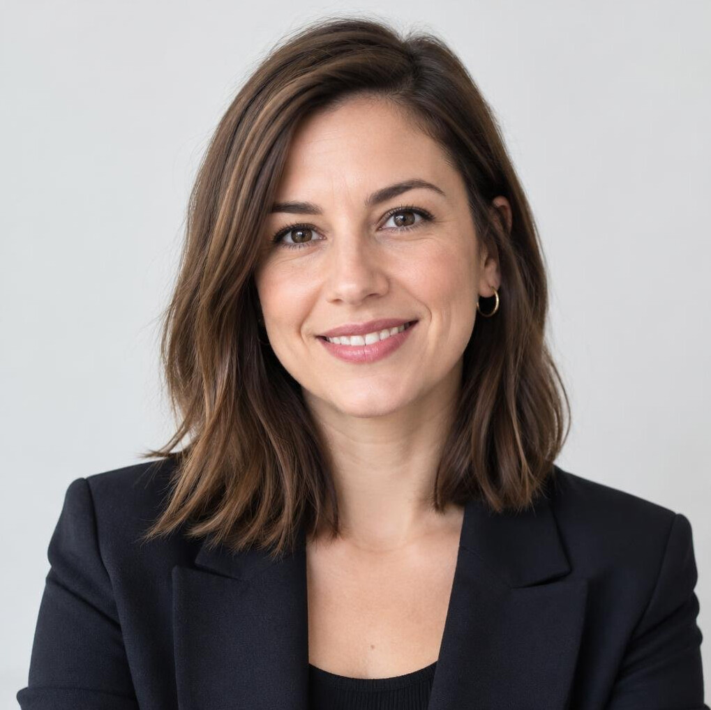 Portrait of a smiling woman graphic designer