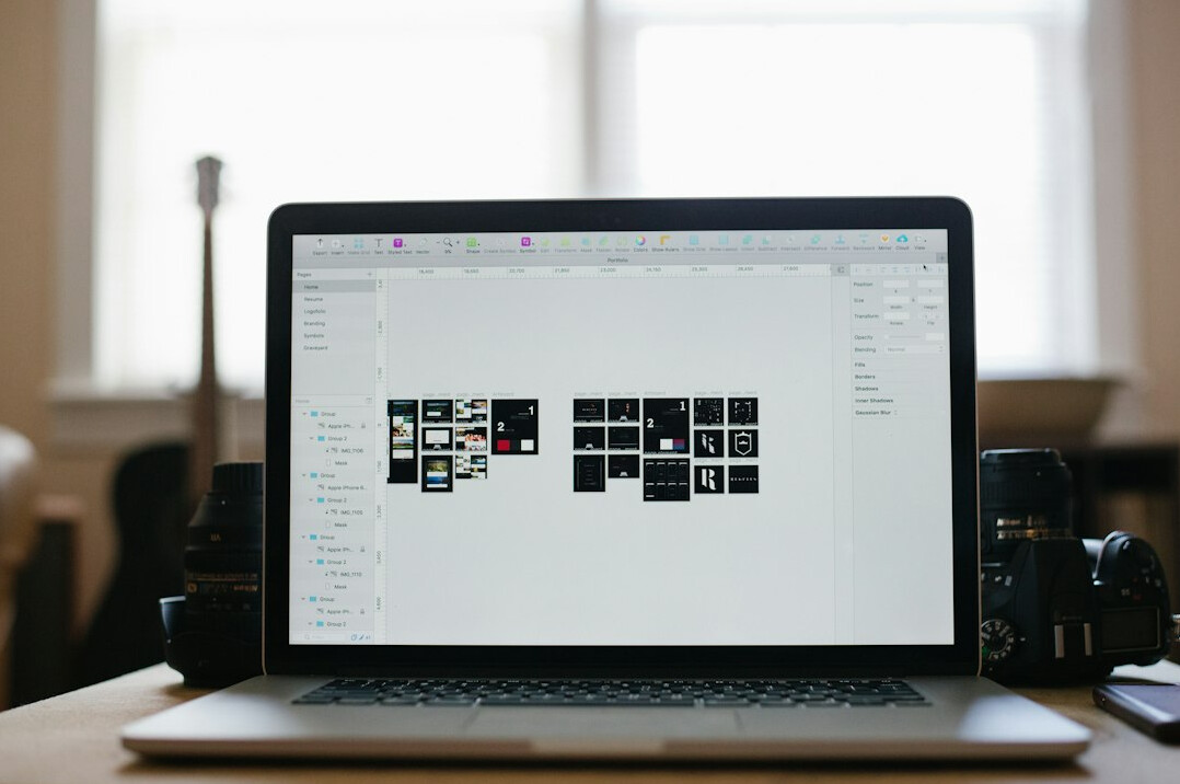 ai dashboard on laptop screen