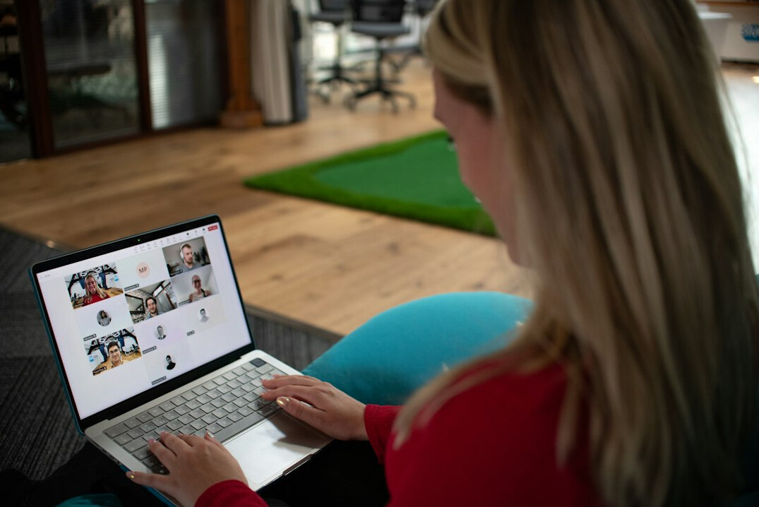 remote work meeting