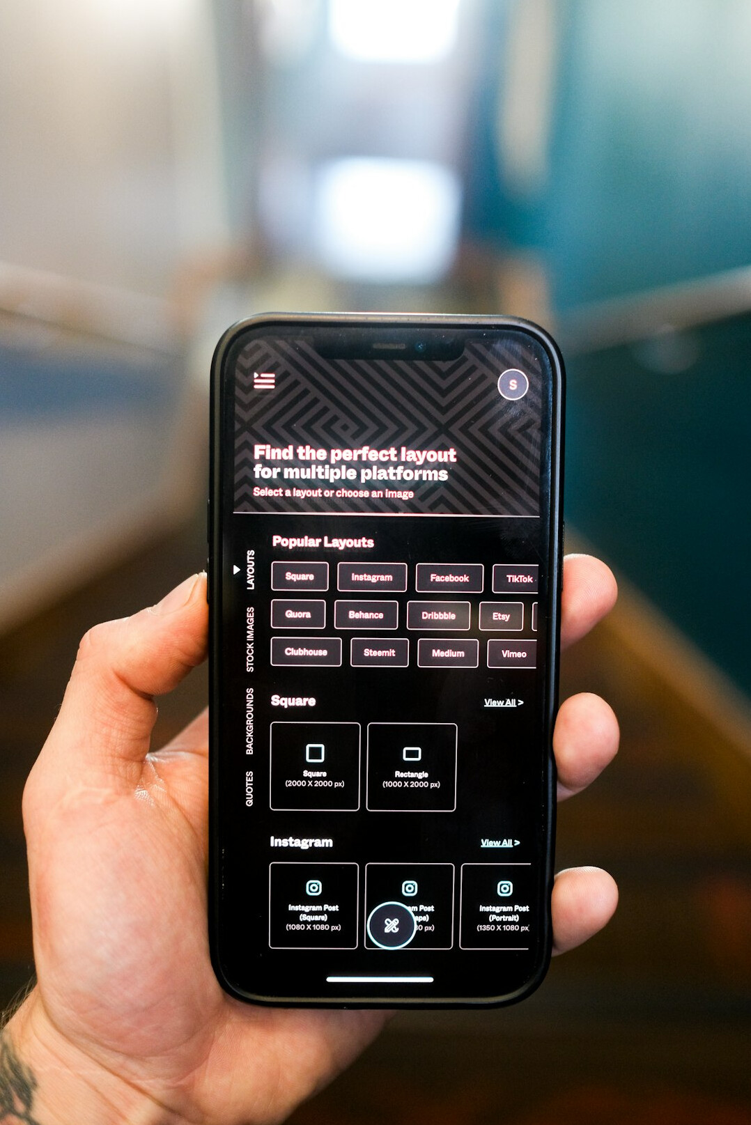 personalized app dashboard